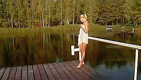 Nude Beach - Hot Blond Masturbating on Pier Nude Beach - Hot Blond Masturbating on Pier